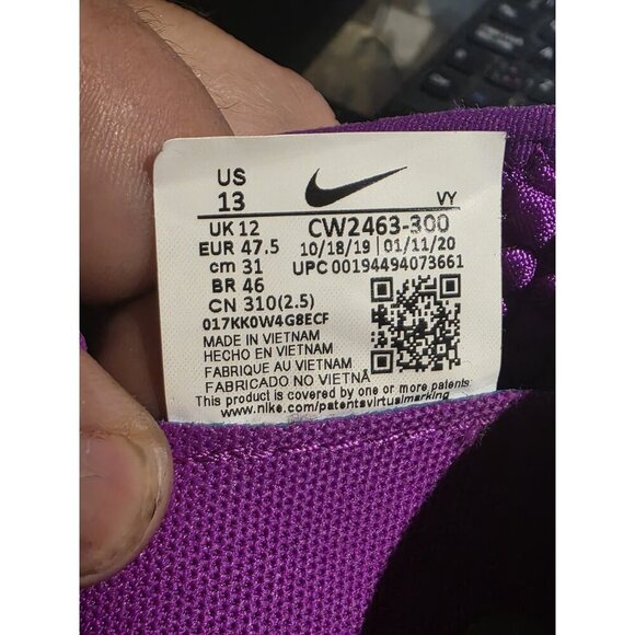 Nike ACG Moc 3.0 Tie Dye Green Strike Purple Mens Sz 13 Moccasin CW2463-300 - Picture 9 of 9